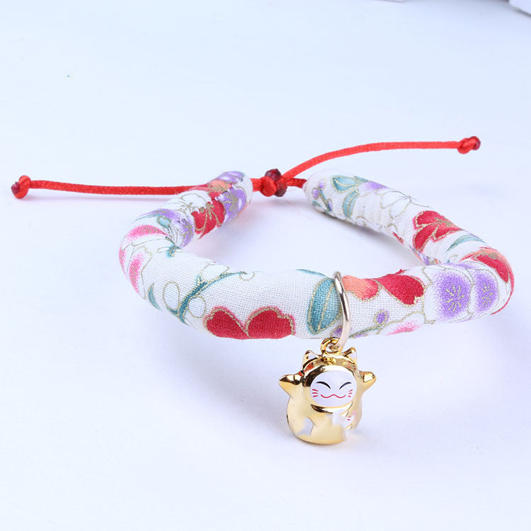 HKM-710483 Adjustable Cloth Collars for Cats and Small Dogs - Various Sizes Available