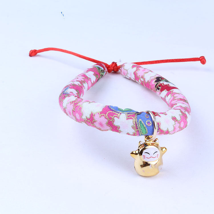 HKM-710483 Adjustable Cloth Collars for Cats and Small Dogs - Various Sizes Available