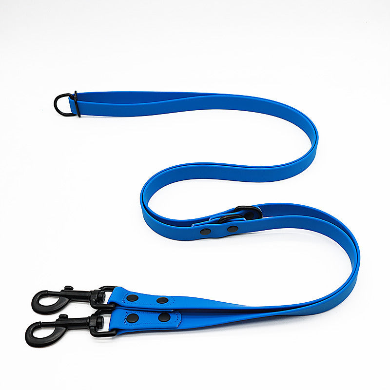 HKM-710483 Multifunctional Double-Ended PVC Dog Traction Belt - 2.1m Length