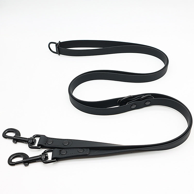 HKM-710483 Multifunctional Double-Ended PVC Dog Traction Belt - 2.1m Length