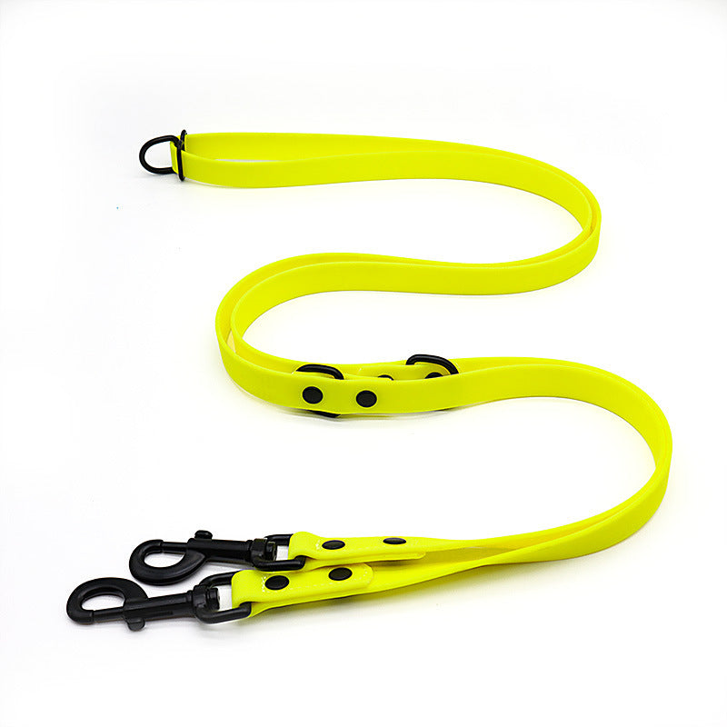 HKM-710483 Multifunctional Double-Ended PVC Dog Traction Belt - 2.1m Length