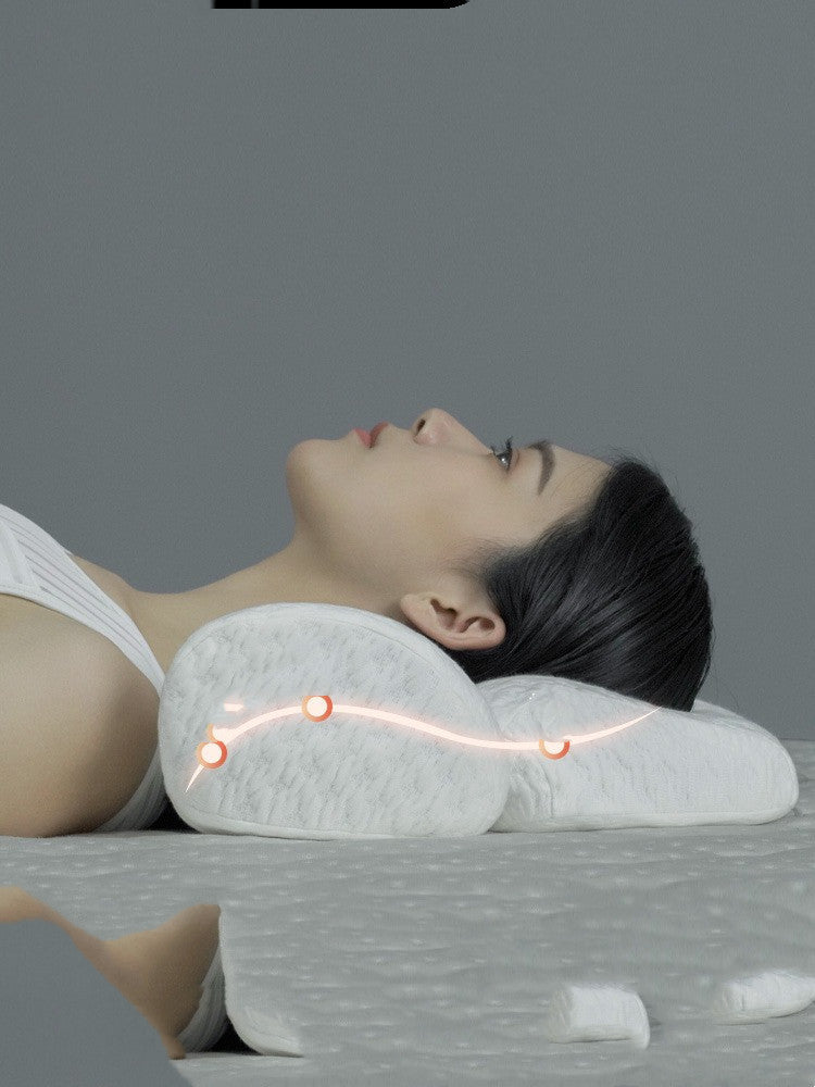 HKM-710611 Cervical Spine Pillow with Hot Compress - Memory Foam Support for Sleeping