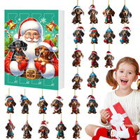 HKM-710611 Christmas Countdown Pet Pendant Home Decoration in Various Colors