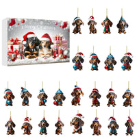 HKM-710611 Christmas Countdown Pet Pendant Home Decoration in Various Colors