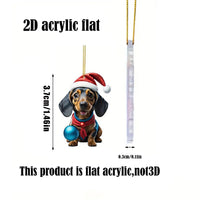 HKM-710611 Christmas Countdown Pet Pendant Home Decoration in Various Colors
