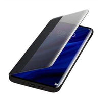 HKM-710739 All-in-One Leather Case with Smart Sleep Feature for HUAWEI Devices - Anti-Fall TPU Protection - Black