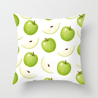 HKM-710867 Fruit-Themed Peach Skin Pillowcase for Home and Car - 45x45cm Cushion Cover