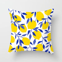 HKM-710867 Fruit-Themed Peach Skin Pillowcase for Home and Car - 45x45cm Cushion Cover