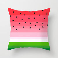 HKM-710867 Fruit-Themed Peach Skin Pillowcase for Home and Car - 45x45cm Cushion Cover