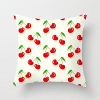 HKM-710867 Fruit-Themed Peach Skin Pillowcase for Home and Car - 45x45cm Cushion Cover