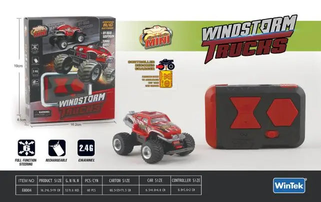 HKM-711059 2.4GHz 1:64 Remote Control Mini Car Toy for Kids - 5 Channel Off-Road Truck