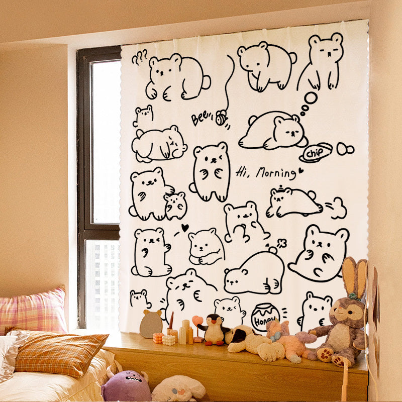 KTX-711187 Adhesive Velcro Curtains for Light Shading - Various Sizes Available