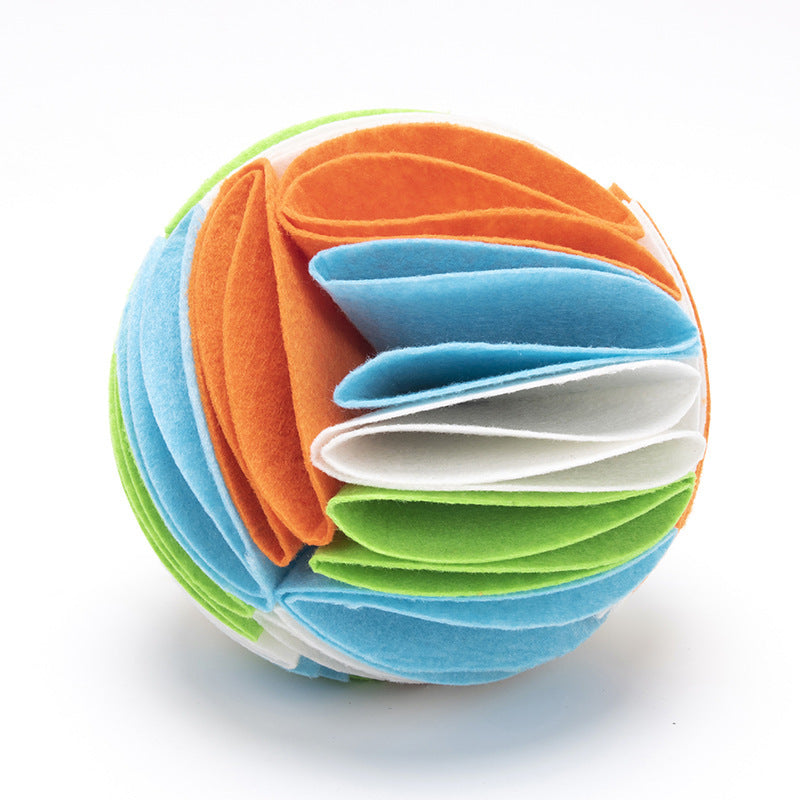 HKM-711251 Pet Dog's Felt Cloth Sniffs The Ball