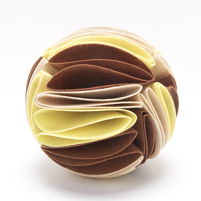 HKM-711251 Pet Dog's Felt Cloth Sniffs The Ball