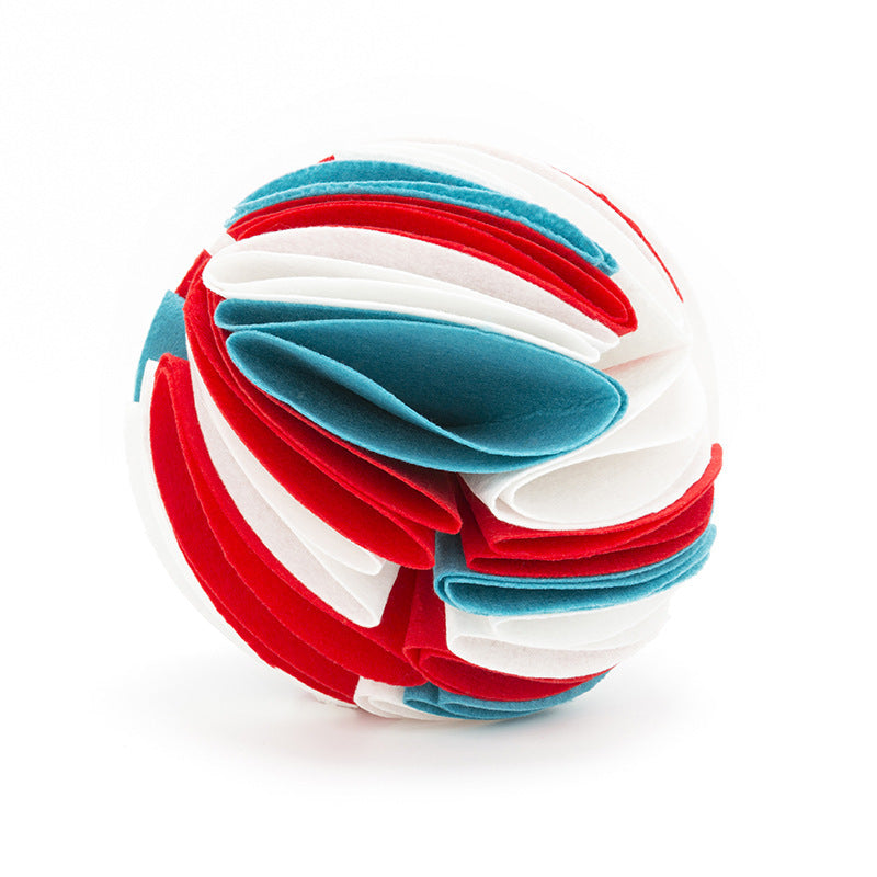 HKM-711251 Pet Dog's Felt Cloth Sniffs The Ball