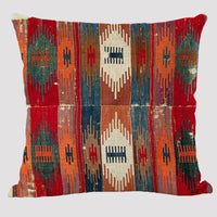 HKM-711443 Bohemian Double-Sided Geometric Linen Pillow with PP Cotton Filler
