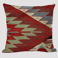 HKM-711443 Bohemian Double-Sided Geometric Linen Pillow with PP Cotton Filler