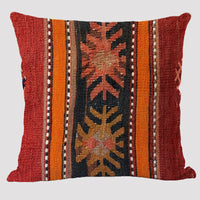 HKM-711443 Bohemian Double-Sided Geometric Linen Pillow with PP Cotton Filler
