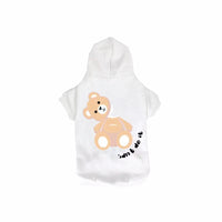 HKM-711507 Cotton Stretchable Dog Sweater in Black and White for All Breeds