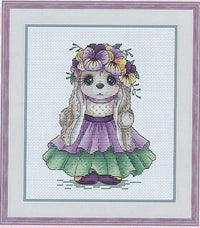 HKM-711635 Chinese Landscape Rabbit Style Cross Stitch Set - 14 CT for Living Room Decor