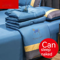 HKM-711635 Lightweight Ice Silk Summer Blanket – Washable Tencel Duvet for Air Conditioning – Available in Multiple Sizes