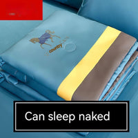 HKM-711635 Lightweight Ice Silk Summer Blanket – Washable Tencel Duvet for Air Conditioning – Available in Multiple Sizes