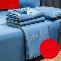 HKM-711635 Lightweight Ice Silk Summer Blanket – Washable Tencel Duvet for Air Conditioning – Available in Multiple Sizes