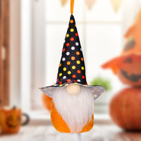 HKM-711763 Halloween Decorative Small Faceless Doll Pendant - Rudolf Design