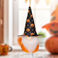 HKM-711763 Halloween Decorative Small Faceless Doll Pendant - Rudolf Design