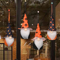 HKM-711763 Halloween Decorative Small Faceless Doll Pendant - Rudolf Design