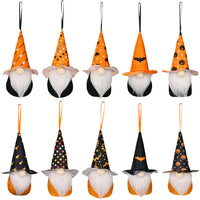 HKM-711763 Halloween Decorative Small Faceless Doll Pendant - Rudolf Design