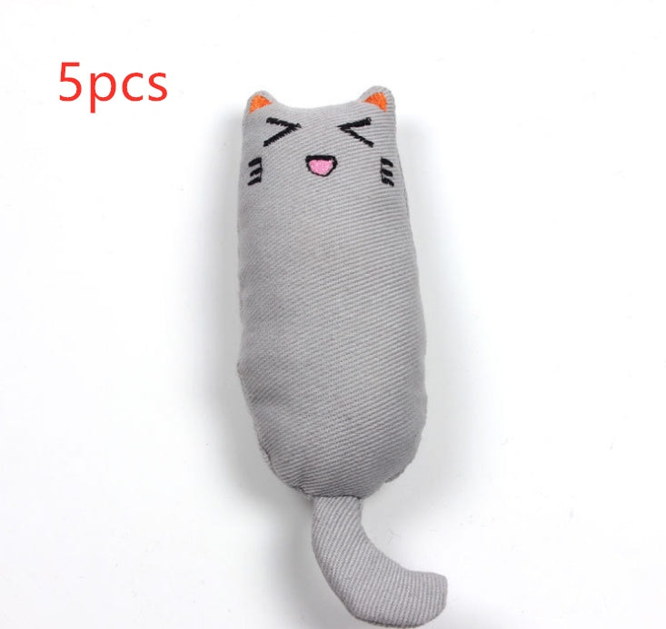 HKM-712083 Chubby Cat Toys - Soft Cotton Cloth Balls in Various Colors