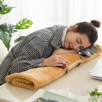 HKM-712211 Electric Flannel Blanket for Office Use - USB Heated Shawl and Foot Warmer