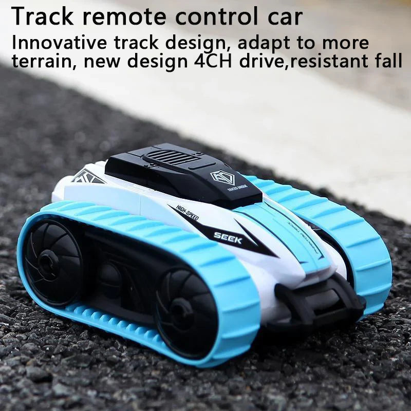 HKM-712211 Mini Crawler Remote Control Stunt Car, Electric Toy for Indoor and Outdoor Fun