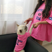 HKM-712403 Matching Pet and Parent Short Sleeve T-Shirts in Various Colors and Sizes