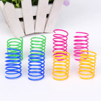 HKM-712403 Plastic Spring Cat Toy Interactive Play Ball