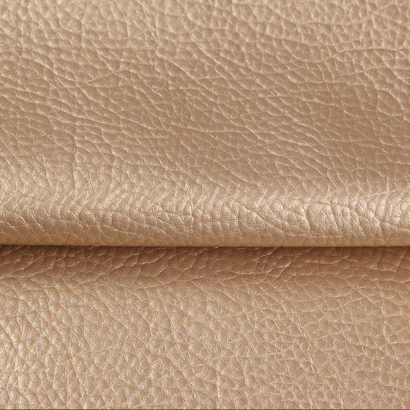 HKM-712467 Adhesive Large Litchi Artificial Leather for DIY Projects and Home Improvement - 138cm Width, Waterproof, Soft and Elastic