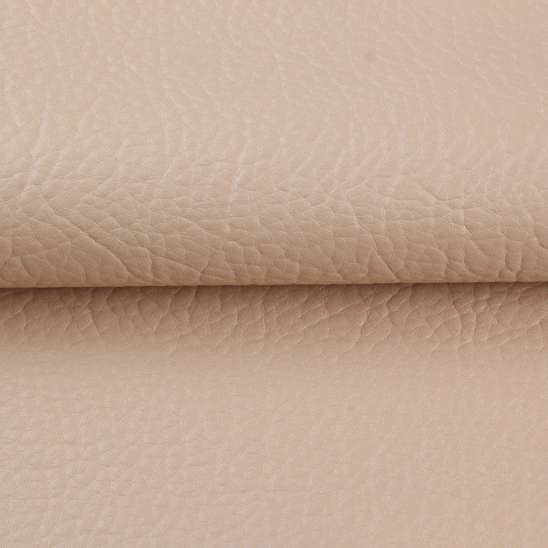 HKM-712467 Adhesive Large Litchi Artificial Leather for DIY Projects and Home Improvement - 138cm Width, Waterproof, Soft and Elastic
