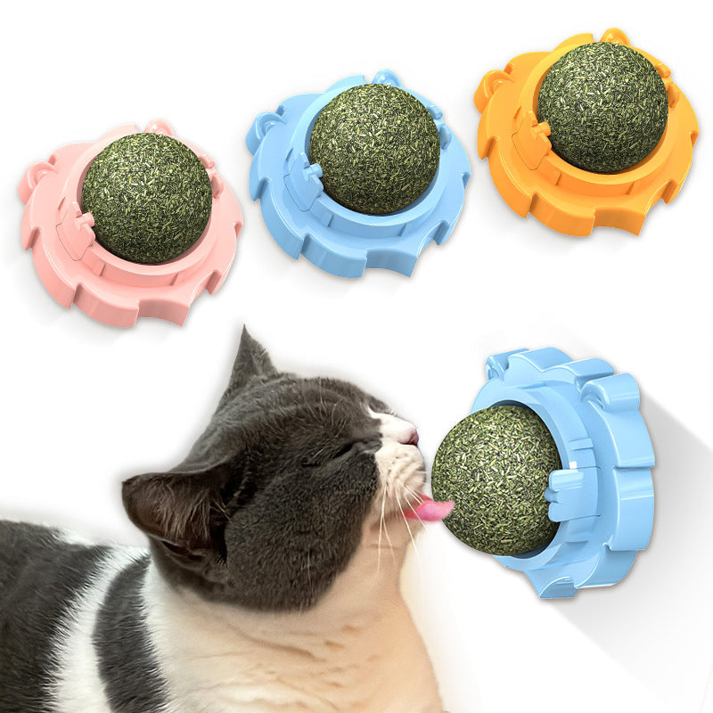HKM-712467 Catnip Molar Toy for Cats – Mint & Polygonum Multiflorum Flavors, Colorful Design