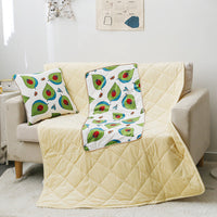HKM-712467 Thickened Crystal Velvet Dual-Purpose Pillow and Blanket for Car and Sofa