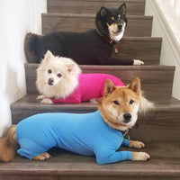 HKM-712595 Thick Acrylic Fiber Dog Jumpsuit for Medium to Large Dogs - Stylish Pajamas for Warmth and Comfort