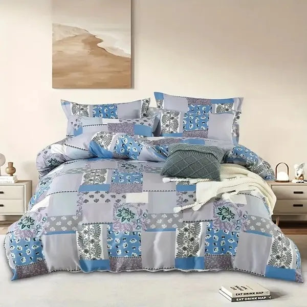 HKM-712787 3-Piece Queen Comforter Set with 2 Matching Pillowcases in Various Designs