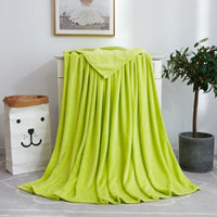 HKM-712787 Cozy Coral Fleece Yoga Blanket in Soft Flannel Material