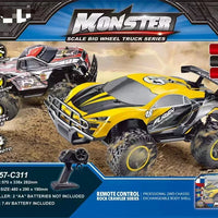 HKM-712787 Remote Control 1/10 Scale Off-Road Rock Climber Car with 18km/h Speed and Four-Wheel Drive