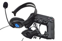 HKM-712851 Wired Headset for PS4 - Comfortable Over-Ear Gaming Headphones with 3.5mm Plug