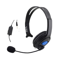 HKM-712851 Wired Headset for PS4 - Comfortable Over-Ear Gaming Headphones with 3.5mm Plug