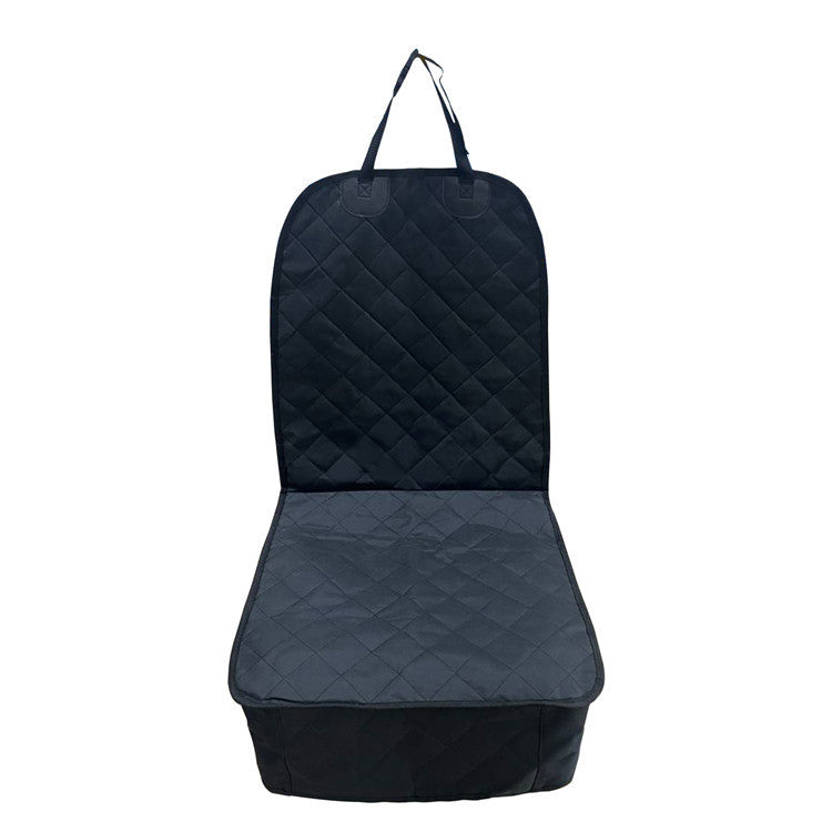HKM-712979 Waterproof Pet Car Front Seat Cover with Safety Belt - Universal Fit, Quilted Cotton, Easy to Clean