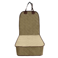 HKM-712979 Waterproof Pet Car Front Seat Cover with Safety Belt - Universal Fit, Quilted Cotton, Easy to Clean