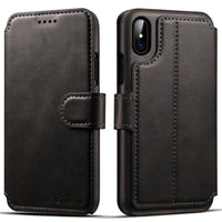 HKM-713043 Slim PU Leather Clamshell Case for iPhone Models