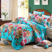 HKM-713107 Golden Mink Warm Bedding Set - Polyester Fabric, Simple Style, Available in Multiple Sizes